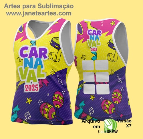 Arte Vetor - Camisa Abadá de Carnaval 2026 - Modelo 181