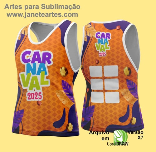 Arte Vetor - Camisa Abadá de Carnaval 2026 - Modelo 182