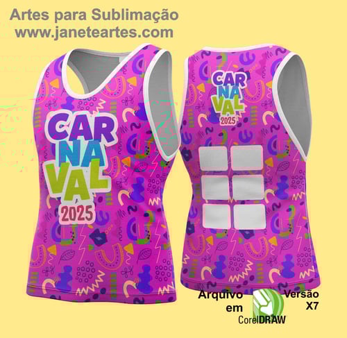 Arte Vetor - Camisa Abadá de Carnaval 2026 - Modelo 183