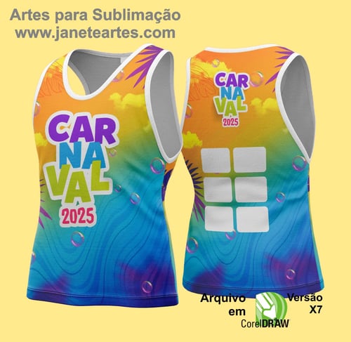 Arte Vetor - Camisa Abadá de Carnaval 2026 - Modelo 184