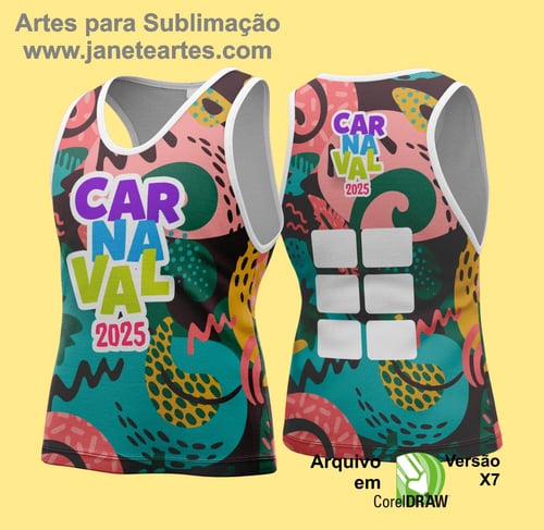 Arte Vetor - Camisa Abadá de Carnaval 2026 - Modelo 185