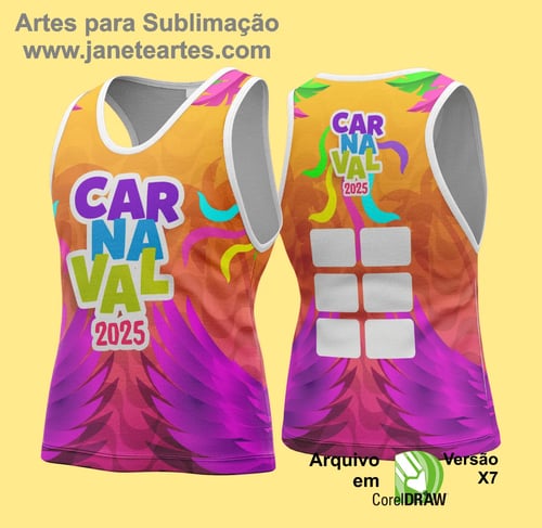Arte Vetor - Camisa Abadá de Carnaval 2026 - Modelo 189