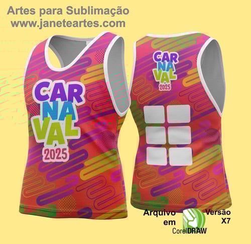 Arte Vetor - Camisa Abadá de Carnaval 2026 - Modelo 196