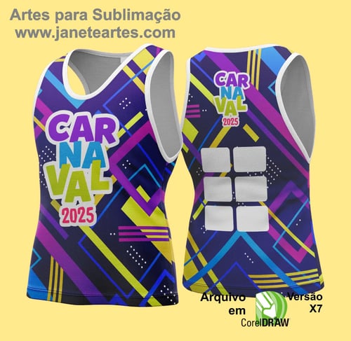 Arte Vetor - Camisa Abadá de Carnaval 2026 - Modelo 197