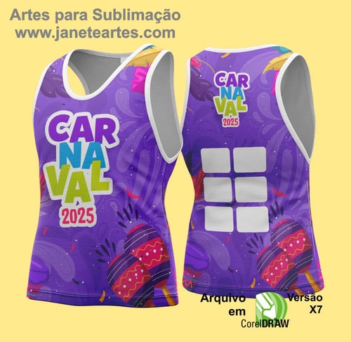 Arte Vetor - Camisa Abadá de Carnaval 2026 - Modelo 198