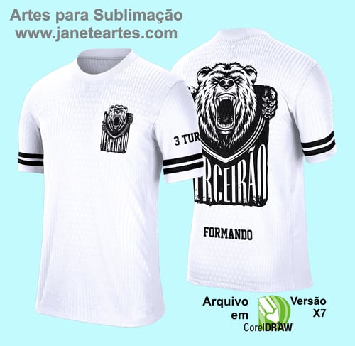  Camisa Terceirão - Arte Vetor - Urso
