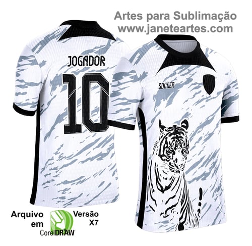 Camisa de Interclasse - Arte Vetor - Tigre