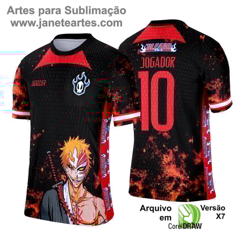 Camisa de Interclasse - Arte Vetor - Anime