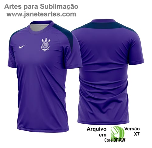 Camisa do Corinthians Treino 2025 - 2026 - Arte Vetor