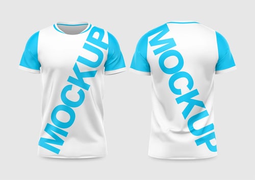 Arte Vetor Camisa Mockup Editavel CDR CorelDraw Camisa Gola Nike Manga Curta