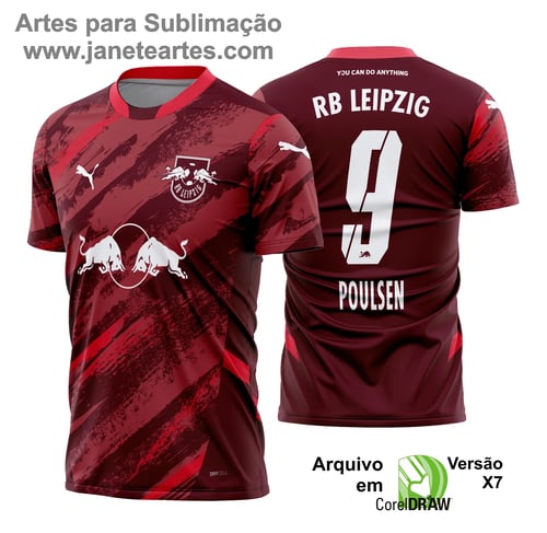 Arte Vetor - Camisa RB Leipzig Reserva 2024 - 2025