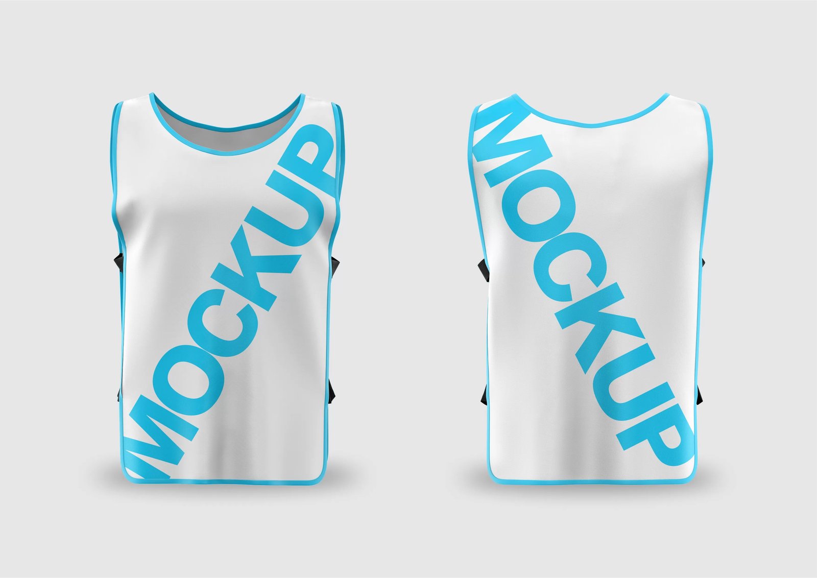 Arte Vetor Camisa Mockup Editavel CDR CorelDraw Colete com Elástico