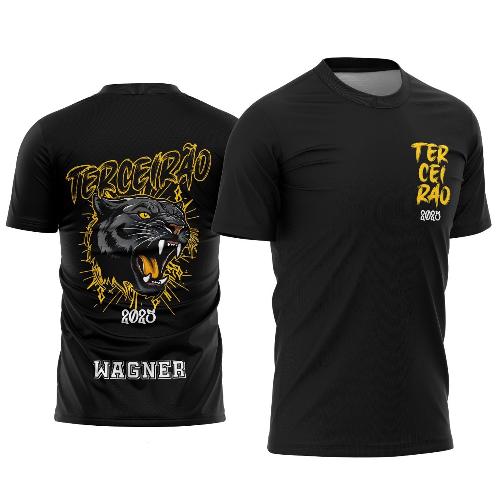 Arte Vetor Camisa Terceirão - Pantera Negra