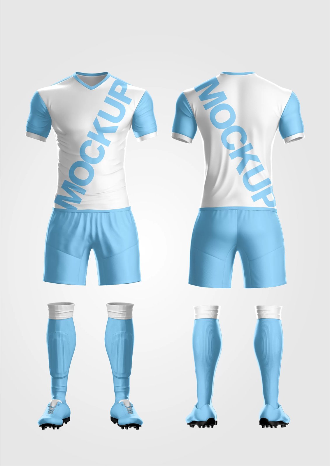 Arte Vetor Camisa Mockup Editavel CDR CorelDraw Uniforme Masculino Gola V v2