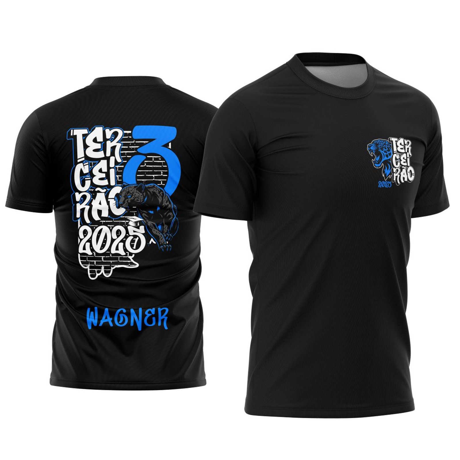 Arte Vetor Camisa Terceirão Pantera Negra