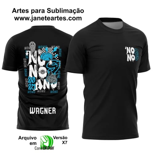 Arte Vetor Camisa Formandos Nono Ano Lobo Cinza 2025