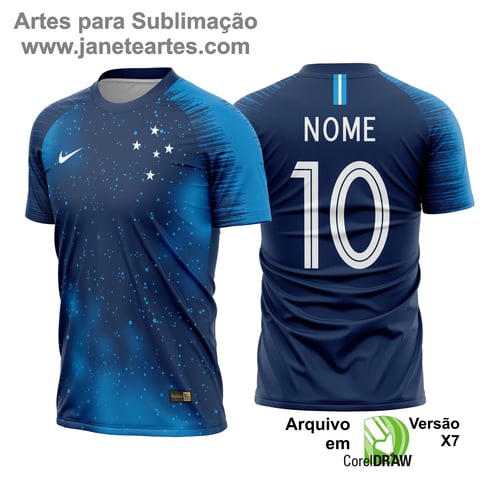 Arte Estampa Camisa do Cruzeiro 2018
