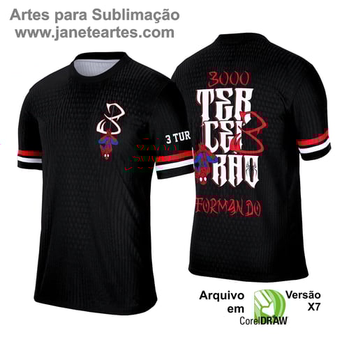 Arte Vetor Camisa Terceirão Homem Aranha