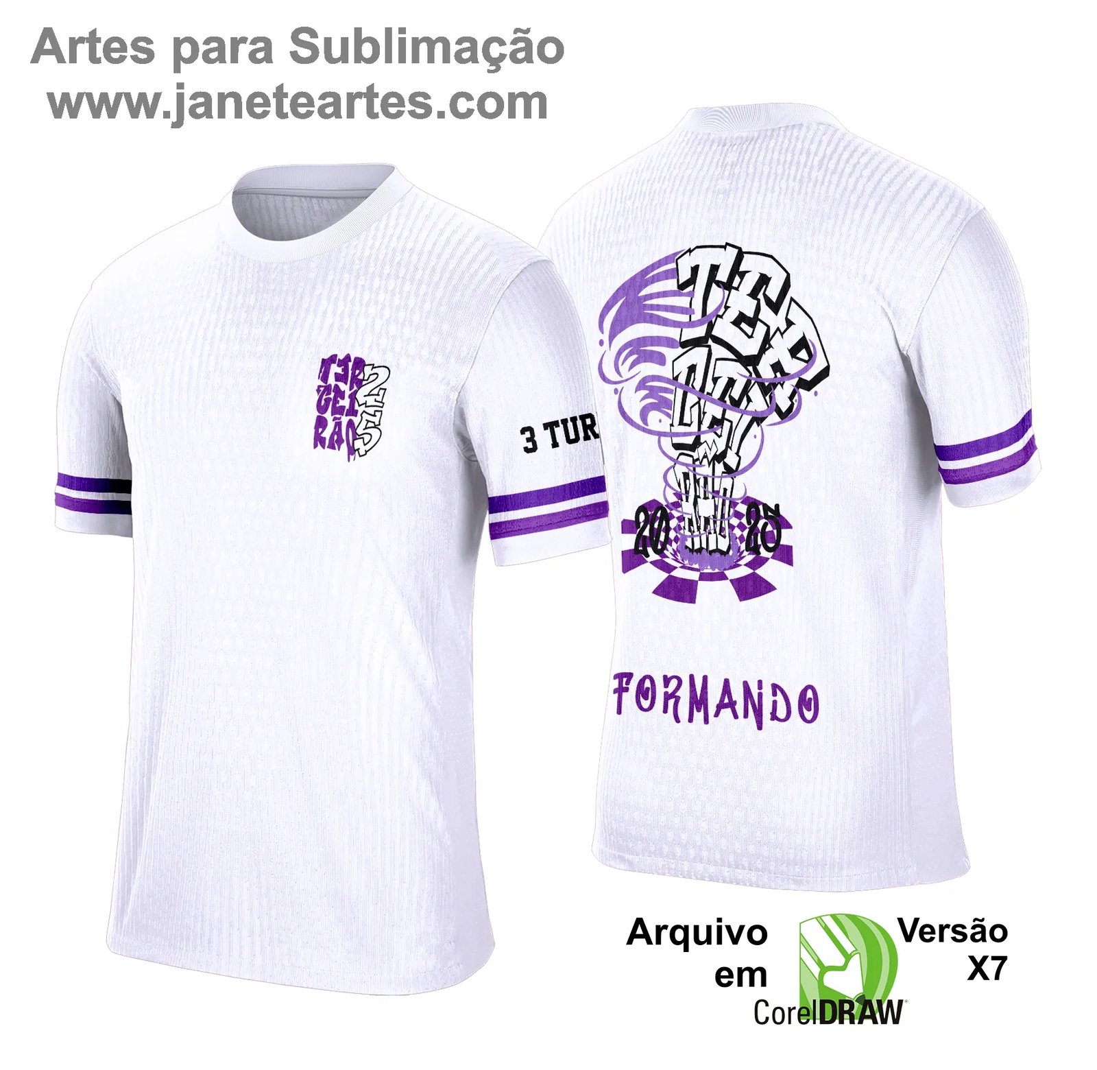 Arte Vetor Camisa Terceirão Furacão