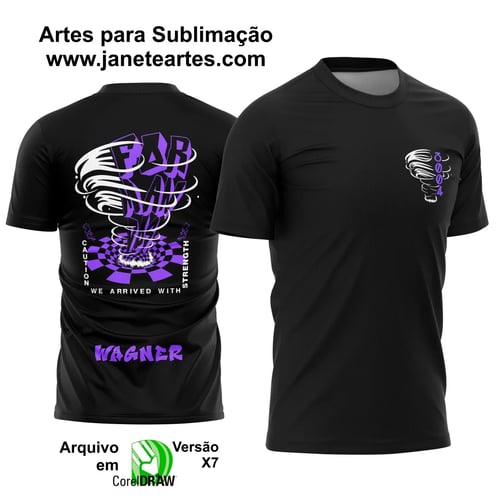 Arte Vetor Camisa Formandos Nono Ano Furacão