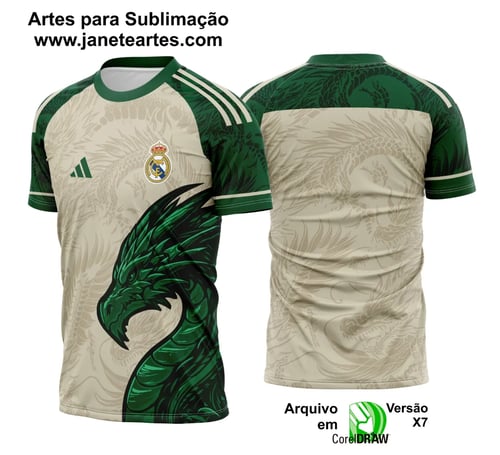 Arte Vetor Camisa Real Madrid Conceito