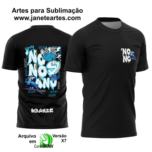 Arte Vetor Camisa Formandos Nono Ano Arara Azul