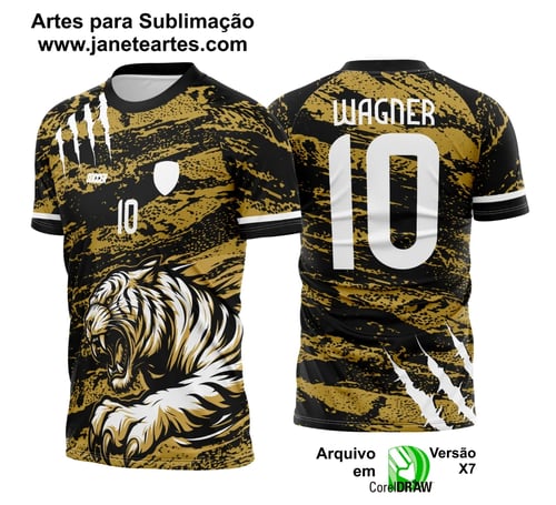 Arte Vetor Camisa Interclasse TIGRE - Jogos Internos 2025