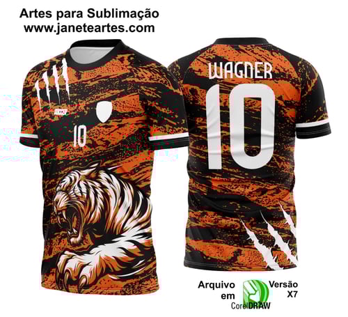 Arte Vetor Camisa Interclasse TIGRE - Jogos Internos 2025