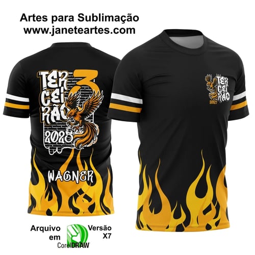 Arte Vetor Camisa Terceirão Fênix - Phoenix 2025