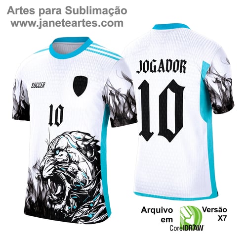 Arte Vetor Camisa de Interclasse Puma - Pantera - Onça - Jaguar
