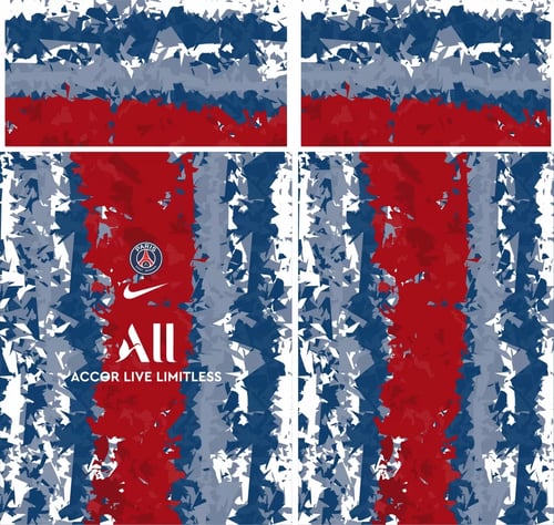 Arte Vetor Camisa Paris Saint Germain PSG Personalizada