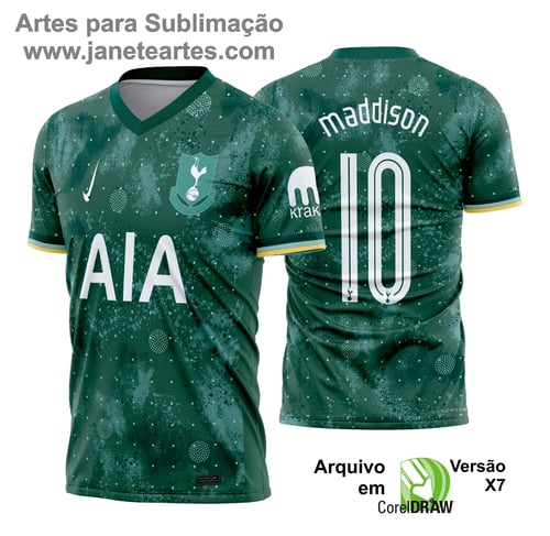 Arte Vetor Camisa Tottenham Terceira 2024 - 2025