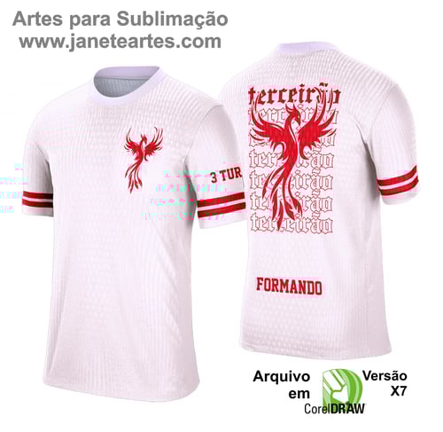 Arte Vetor Camisa Terceirão Fênix - Phoenix 2025