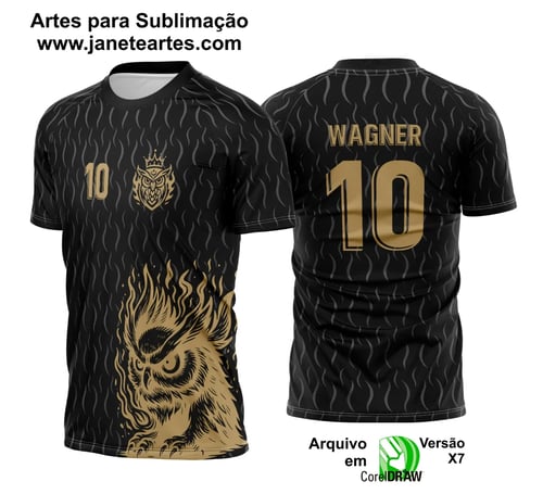 Arte Vetor Camisa de Interclasse Coruja 2025