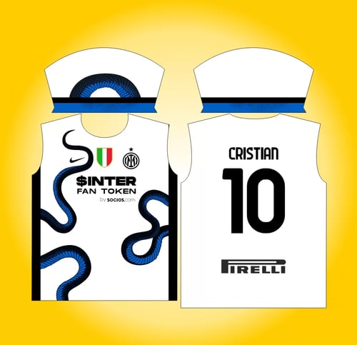 Arte Vetor Camisa Inter de Milão - Reserva 2021-2022 Cobra