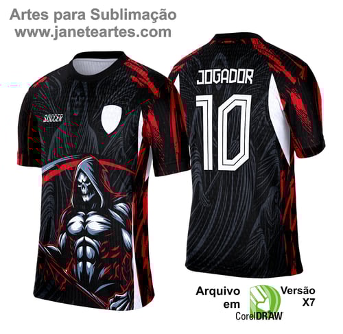 Camisa de Interclasse Ceifador 2025 - Arte Vetor Template