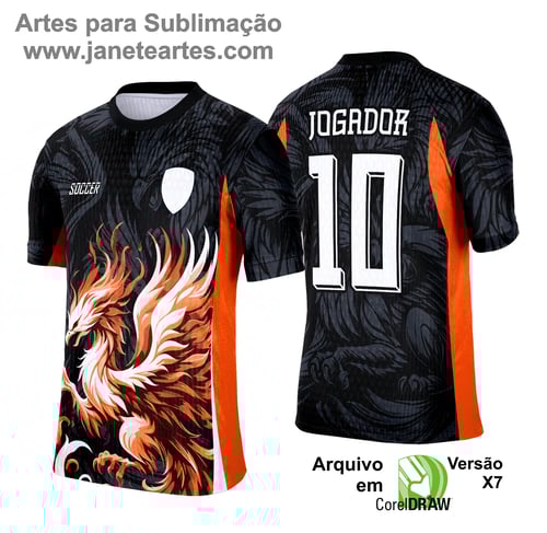 Camisa de Interclasse Fênix 2025 - Arte Vetor Template