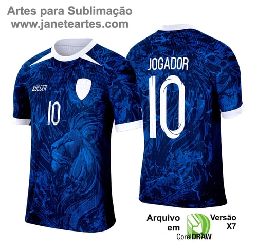 Camisa de Interclasse Leão 2025 - Arte Vetor Template