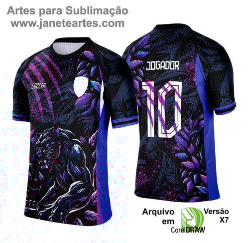 Camisa de Interclasse Pantera Negra 2025 - Arte Vetor Template