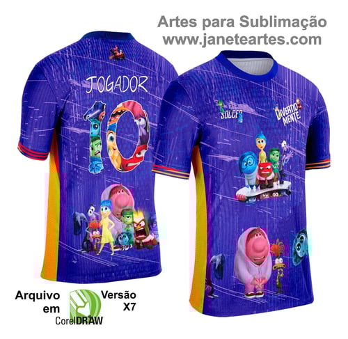 Camisa de Interclasse Divertidamente 2025 - Arte Vetor Template