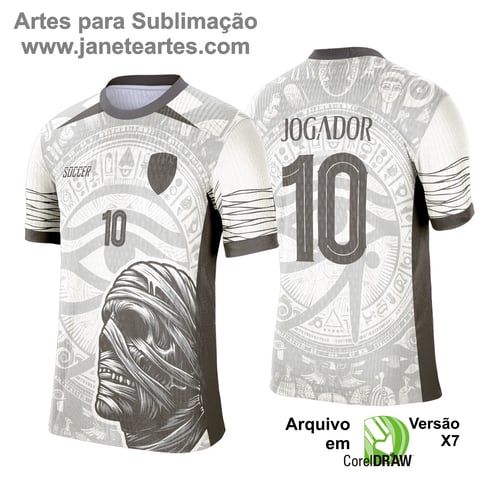 Camisa de Interclasse Múmia 2025 - Arte Vetor Template