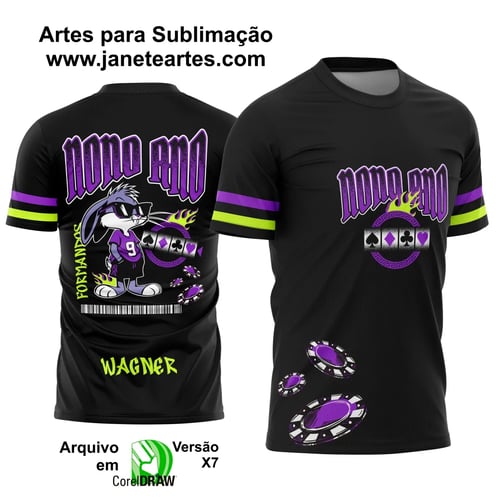 Arte Vetor Camisa Formandos Nono Ano Pernalonga Cassino