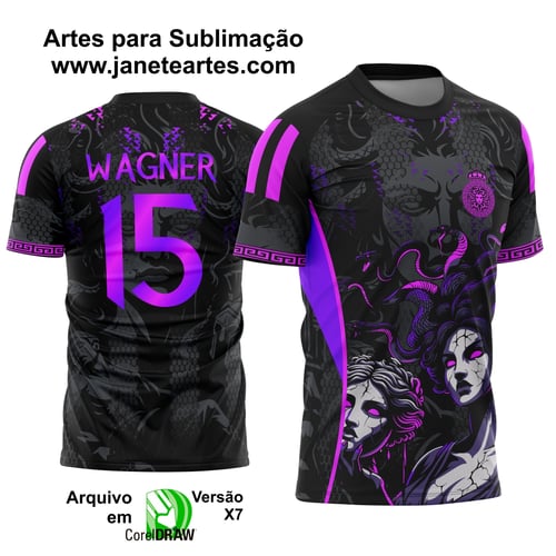 Arte Vetor Camisa Interclasse Medusa 2025