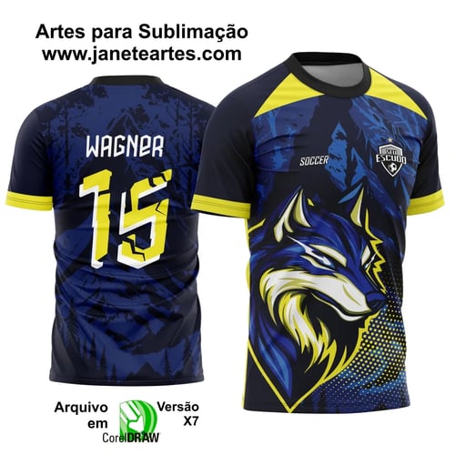 Arte Vetor Camisa Interclasse Lobo Sonic 2025