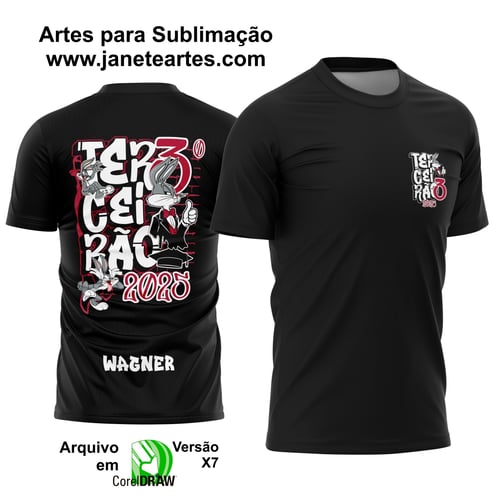 Arte Vetor Camisa Terceirão Pernalonga Joinha