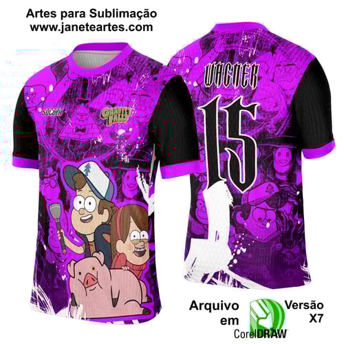Arte Template Camisa Interclasse Desenho - 0046