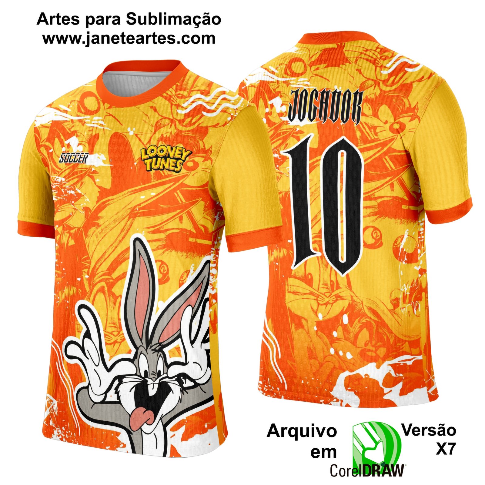 Arte Camisa Interclasse Pernalonga - 0067