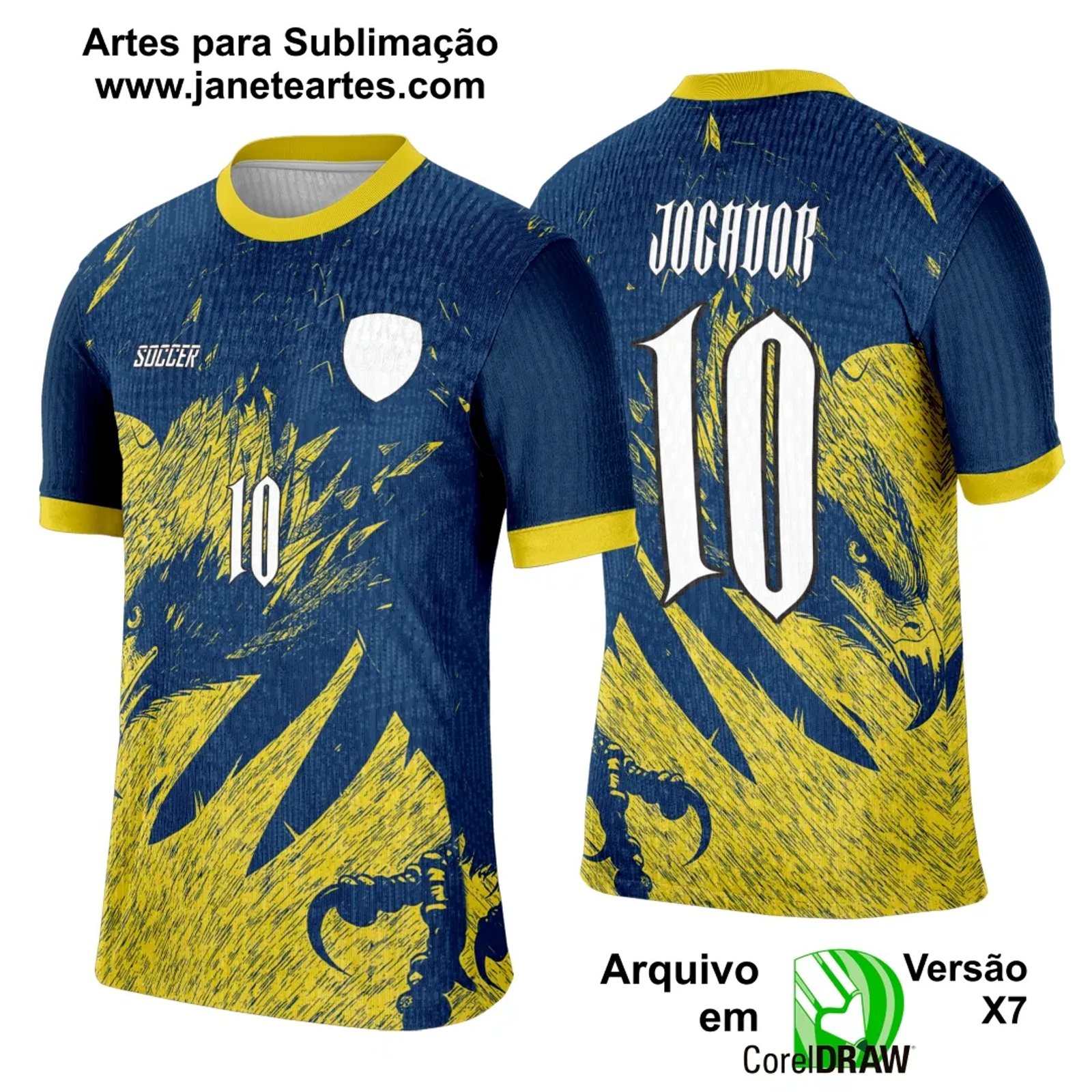 Arte Template Camisa Interclasse Águia - 0069