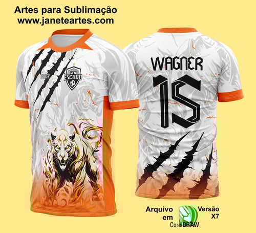 Arte Camisa Interclasse Pantera Grimclaw 2025 - 0078