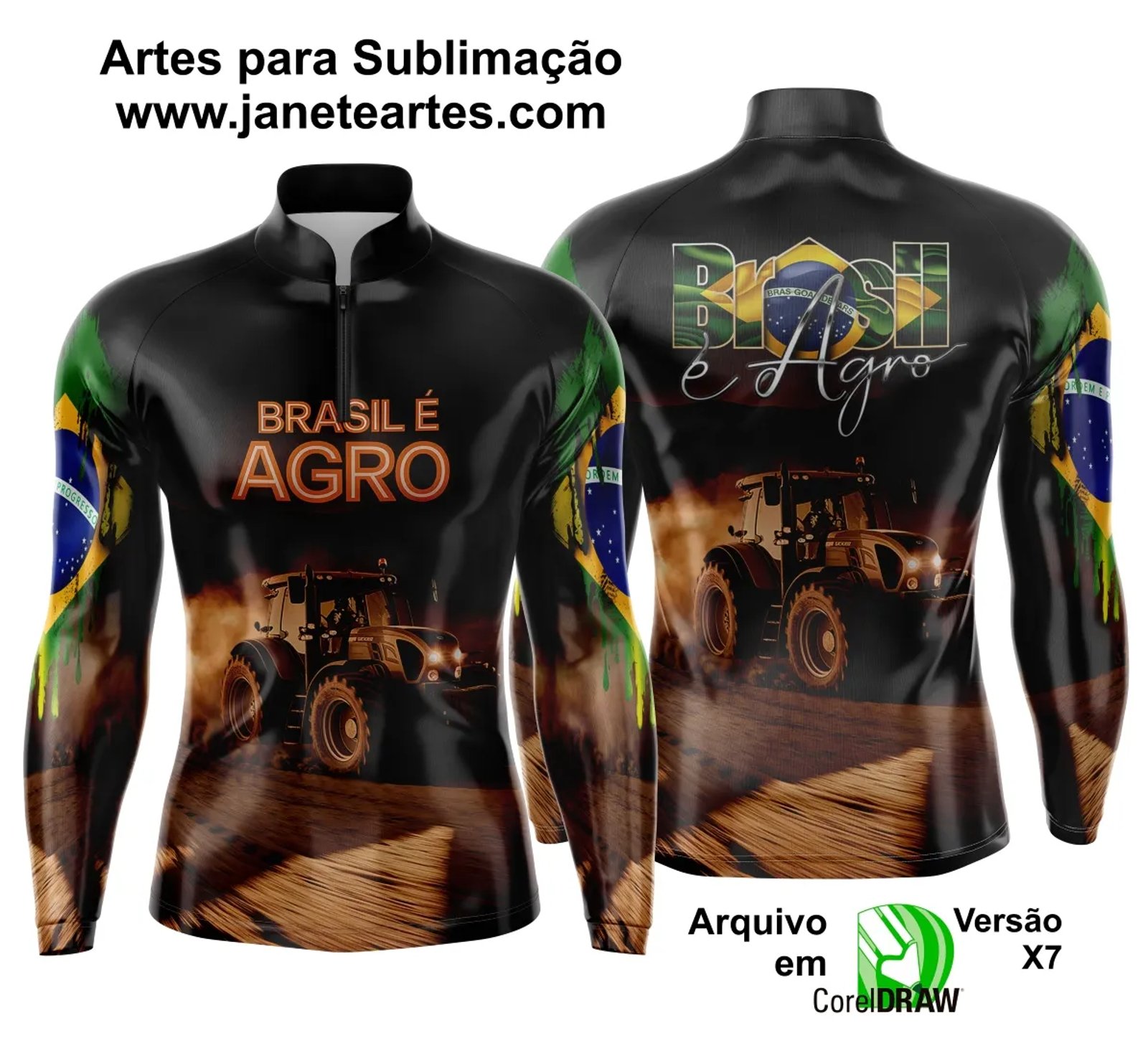 Arte Estampa Camisa Agro 2025 - Template Camisa Agro - 0002